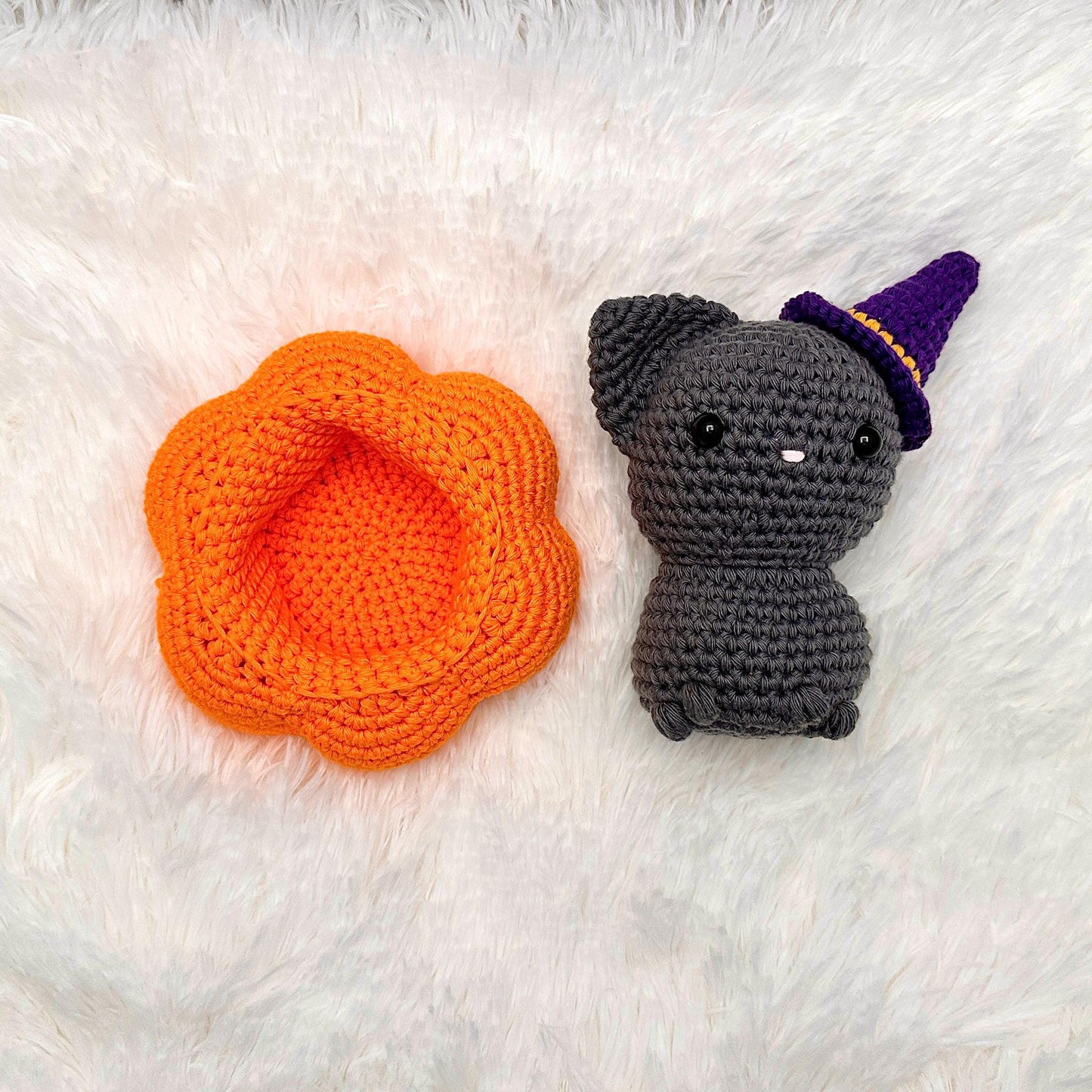 Kat in pompoen (If it fits, I sits collectie) - Haakpatroon