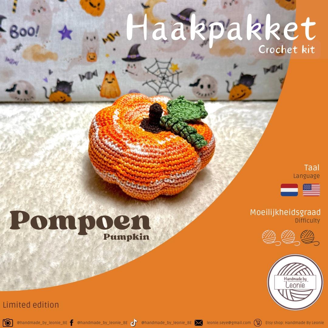 Pompoen (Halloween collectie) - Haakpakket