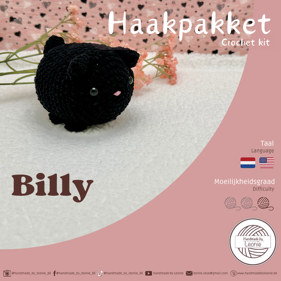 BILLY (Small cat collection) - Haakpakket