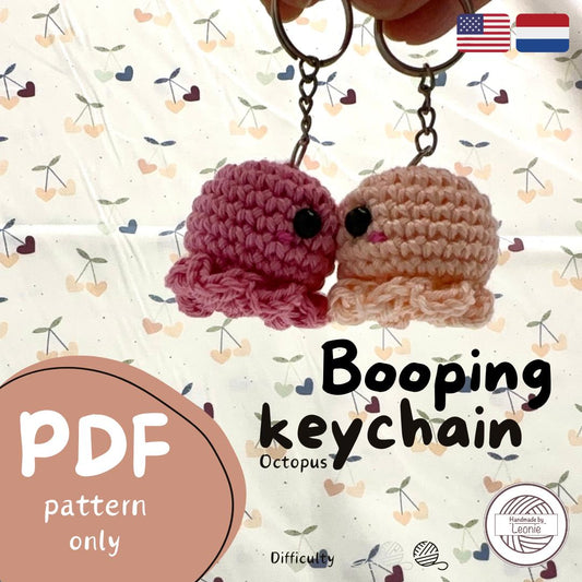 Booping octopus (Booping sleutelhanger collectie) - Haakpatroon