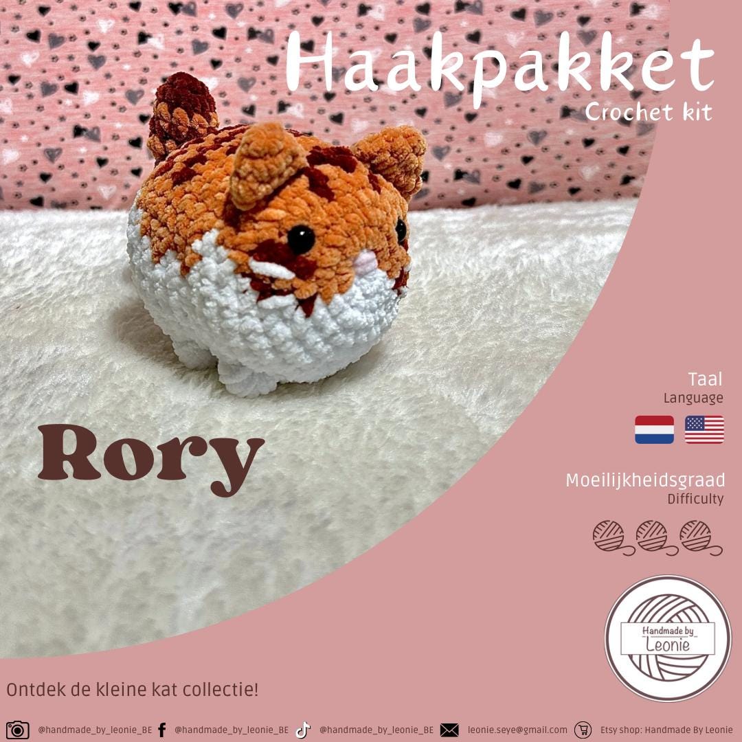 RORY (Small cat collection) - Haakpakket