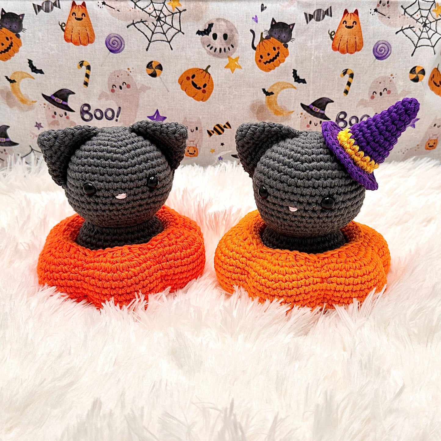 Kat in pompoen (If it fits, I sits collectie) - Haakpatroon