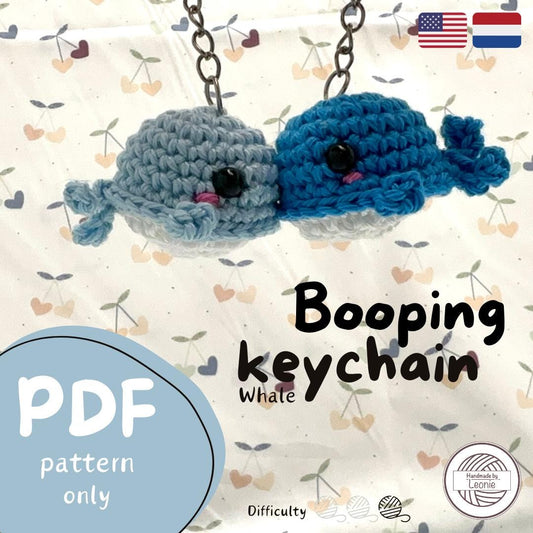 Booping walvis (Booping sleutelhanger collectie) - Haakpatroon