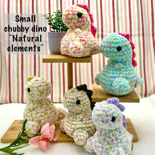 Chubby dinosaur (Natural elements)